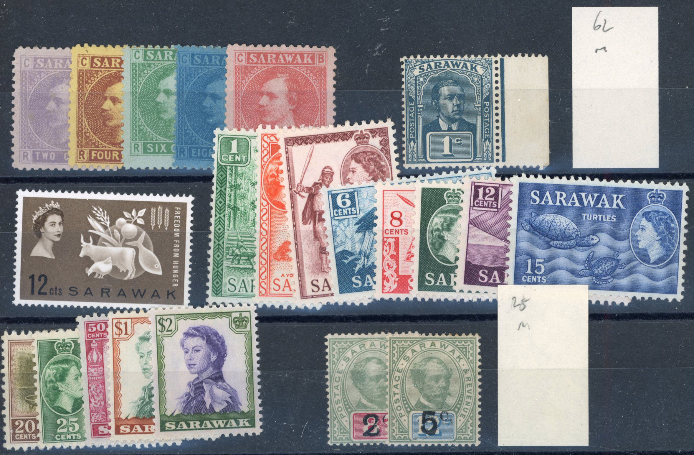 Sarawak 1875-1963 collection mint