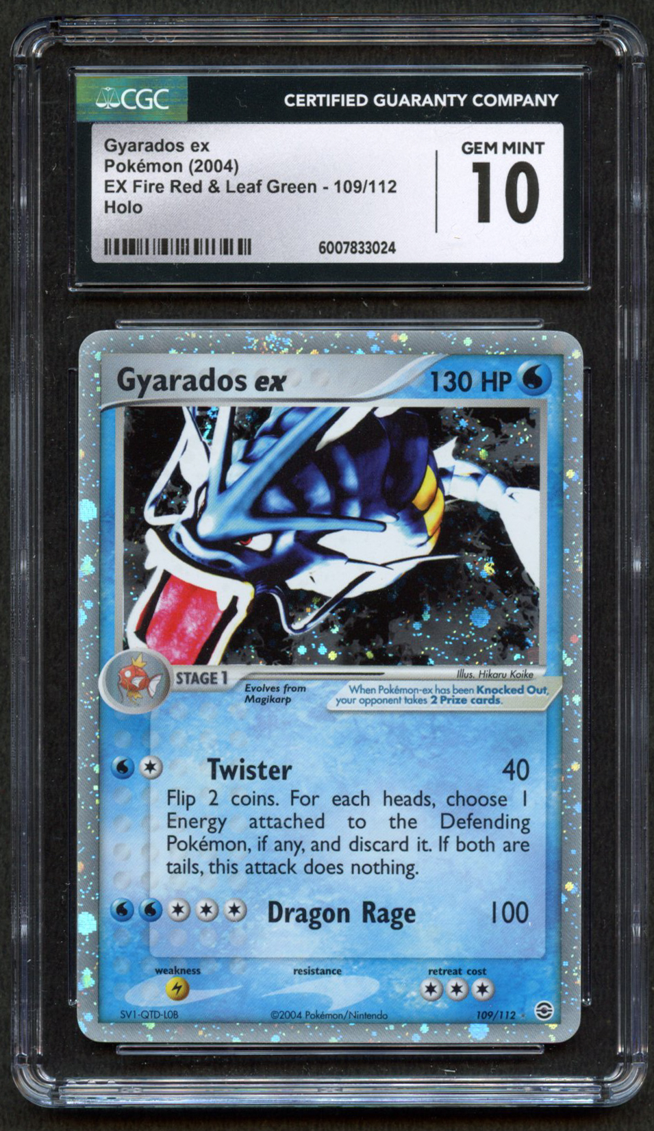 CGC 10 Gyarados ex - EX Fire Red & Leaf Green 2004 - 109/112