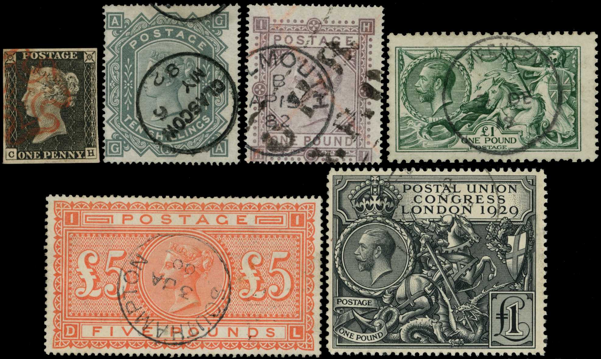 1840-1951 Handsome GB collection housed...