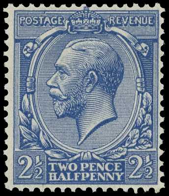 1924 2½d blue (no wmk.) Superb unmounted...