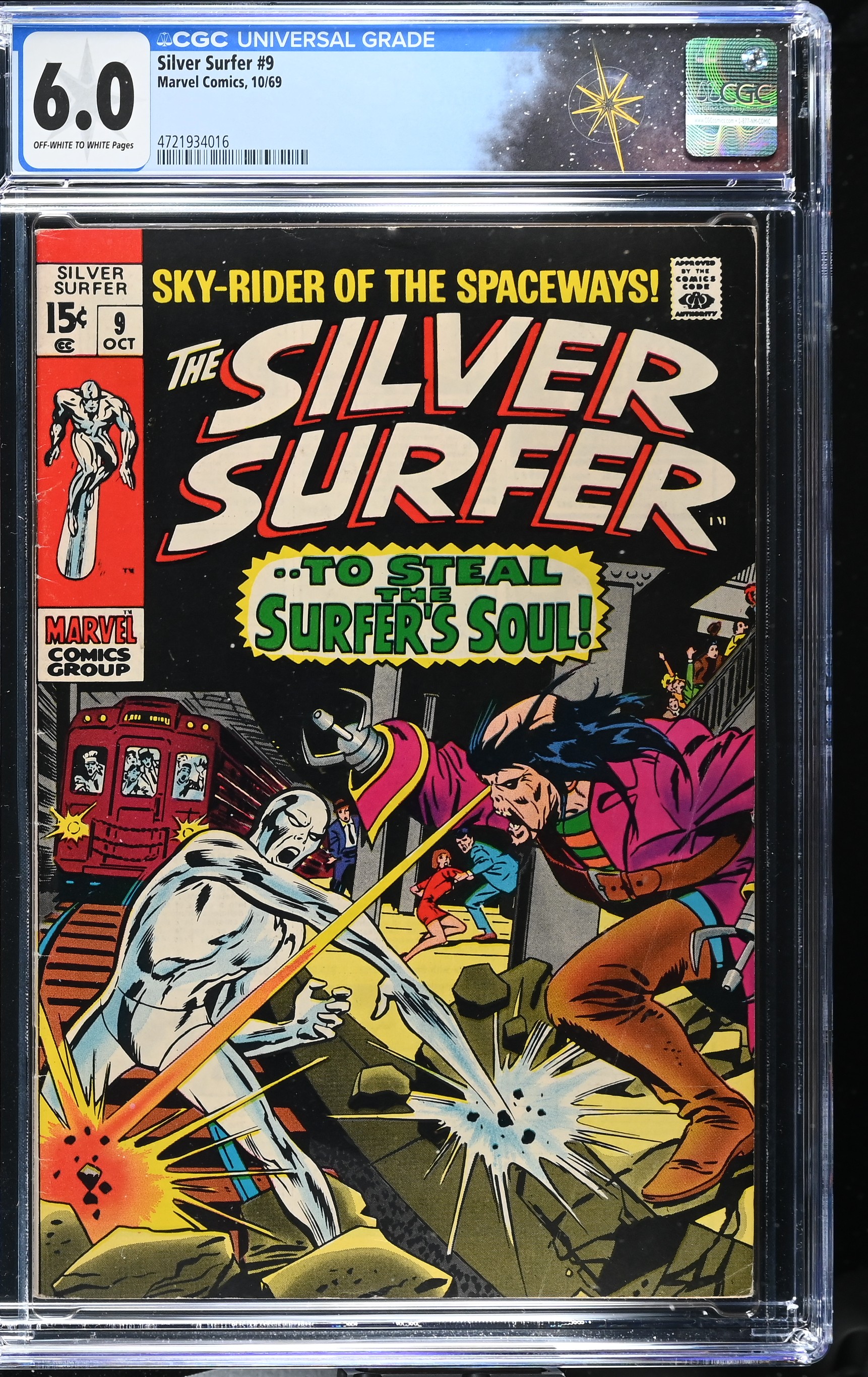 Silver Surfer #9 CGC 6.0 4th Appearance of Mephisto (Marvel Comics, 1969) Off-White to White Pages