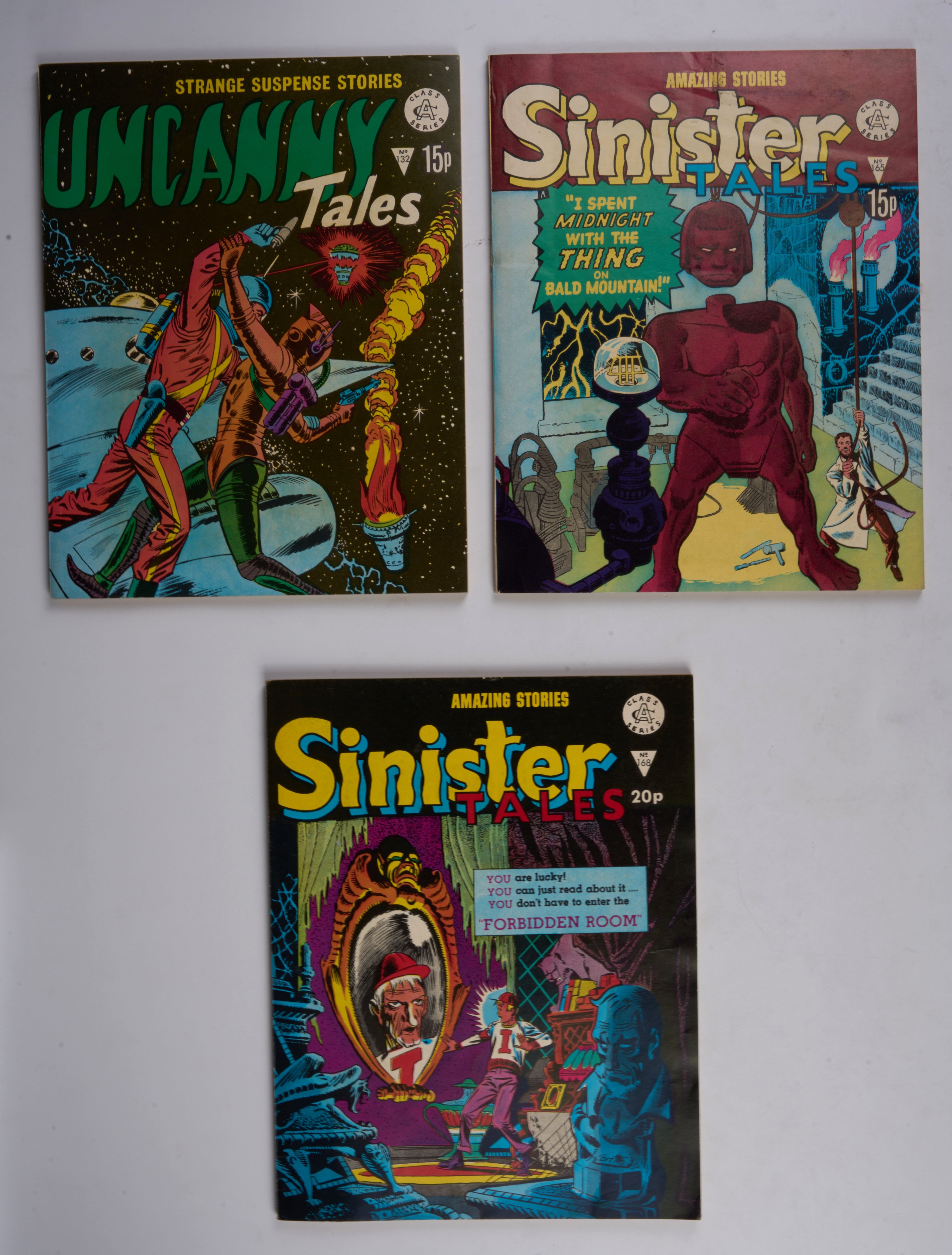Alan Class Prints & Reprints: Ally Sloper, Uncanny Tales & Sinister Tales (Alan Class, 1976-1979) Bundle of 6