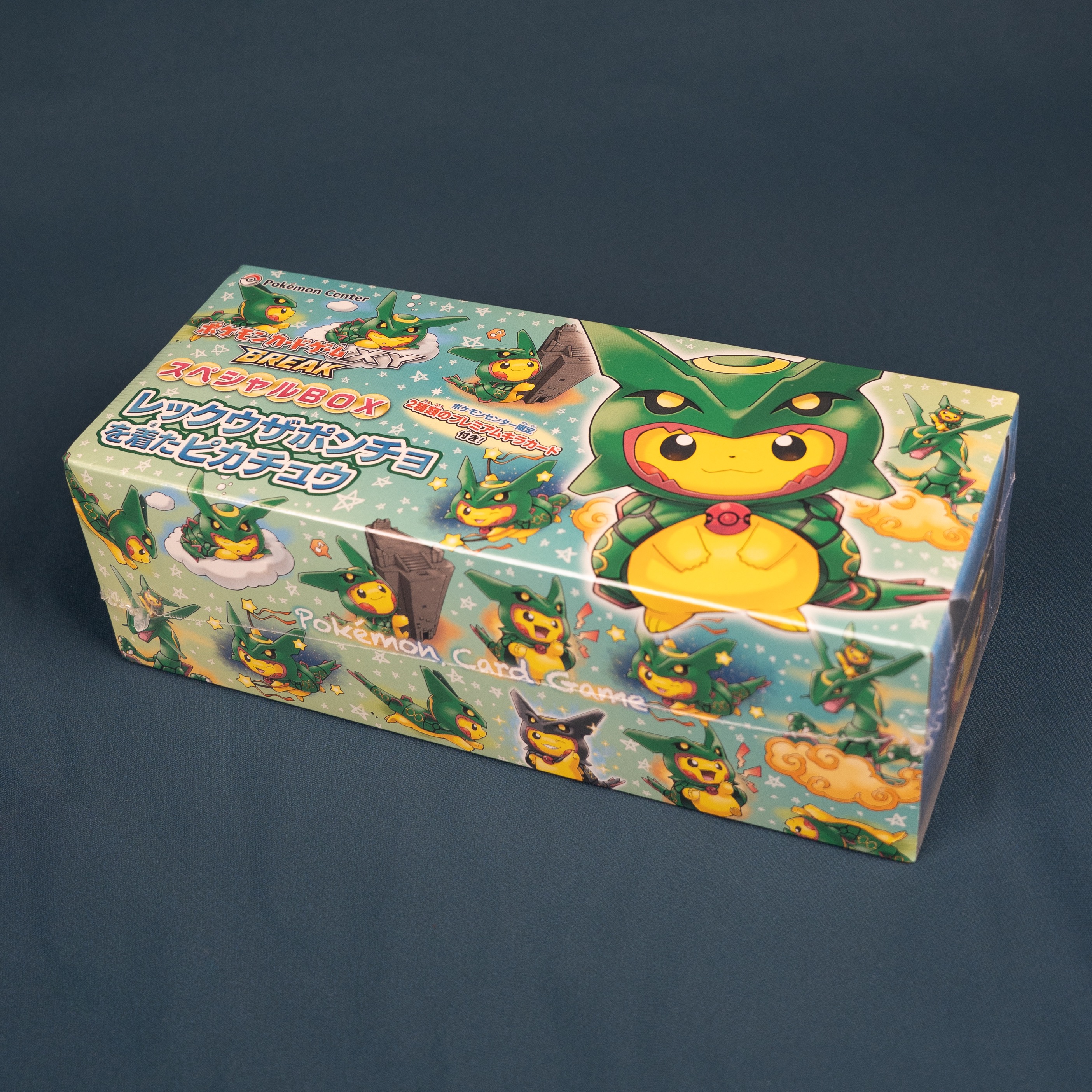 SEALED Poncho Pikachu - Mega Rayquaza Collection Box 2016 