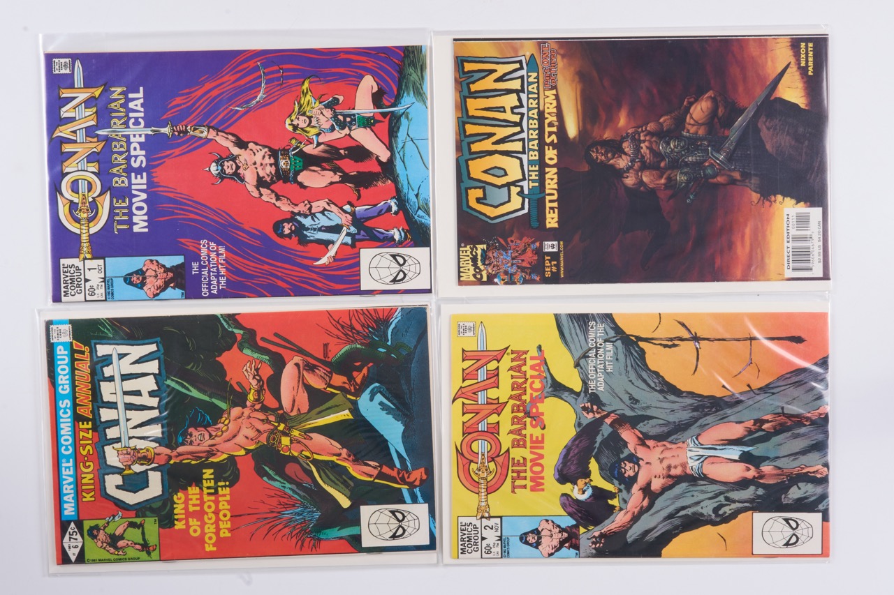 Conan The Barbarian Movie Special & Three Part Stories (Marvel Comics, 1981-97) Bundle of 18