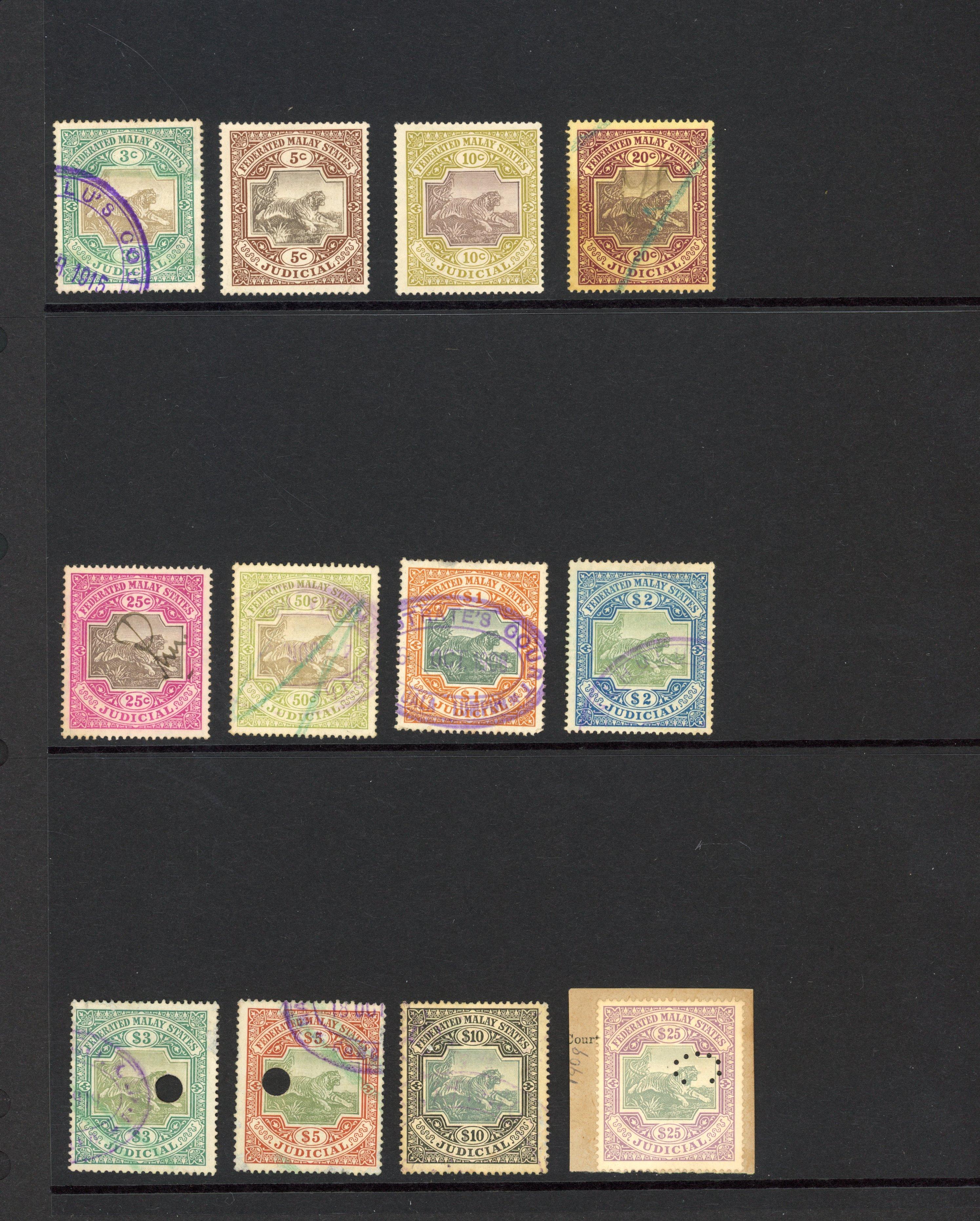 FMS Judicial 1907 watermark MCA set of twelve