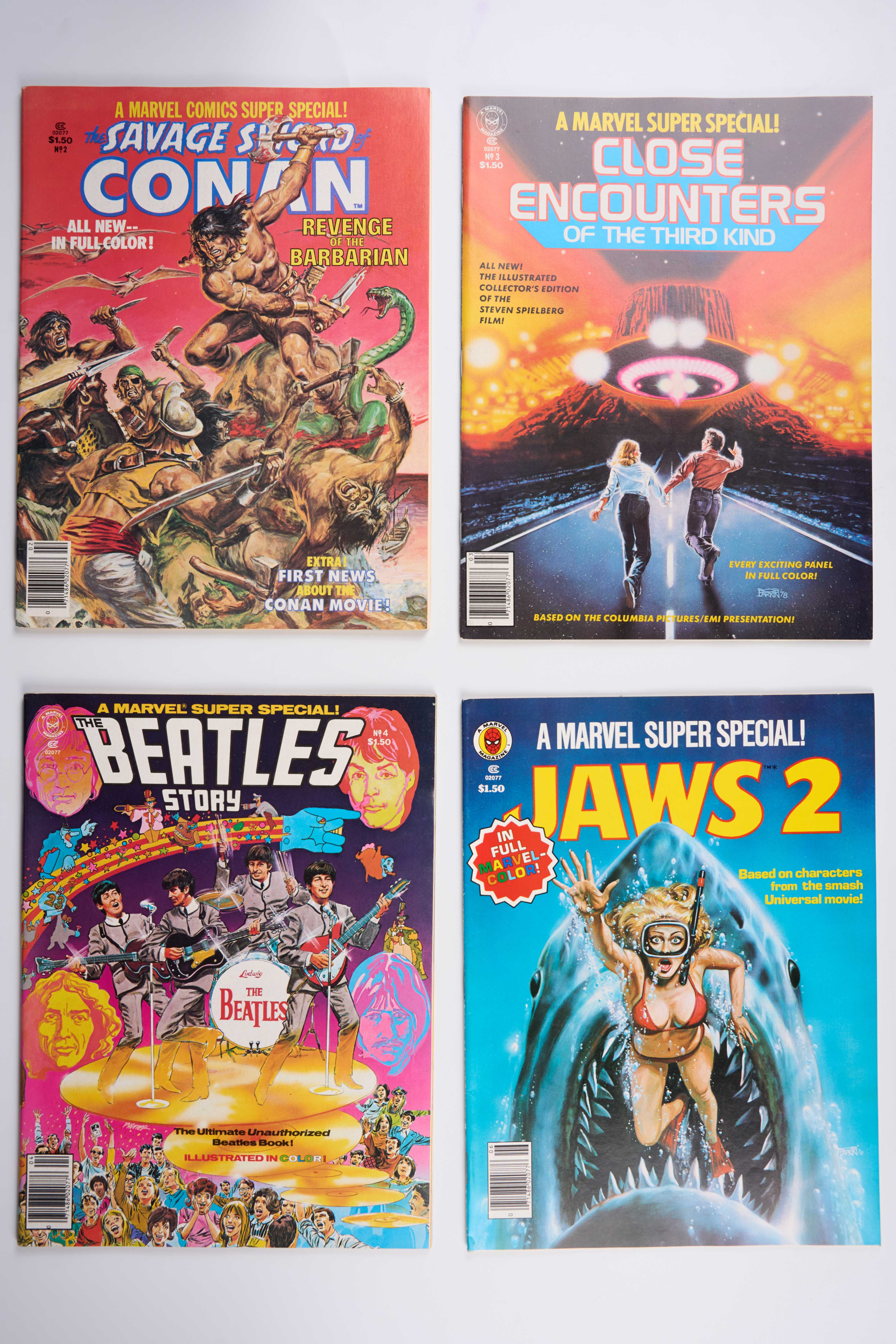 Marvel Comics Super Special Magazines Incomplete Run #2-#15 (Marvel Comics, 1977-79) Total 11