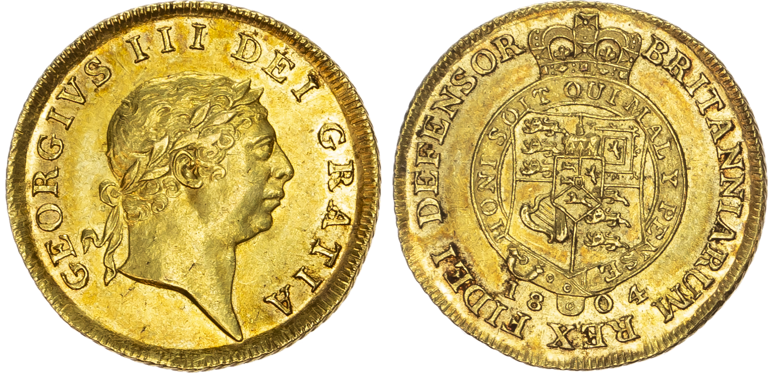 George III (1760-1820) Half Guinea, 1809.