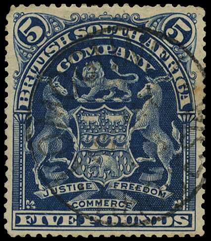 1898-1908 £2 deep blue very lightly...