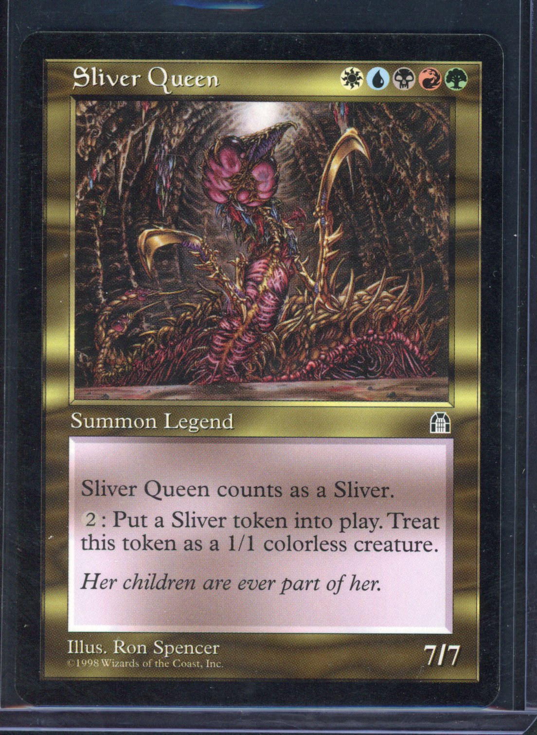 Magic The Gathering - Sliver Queen - Stronghold - Very Light Play