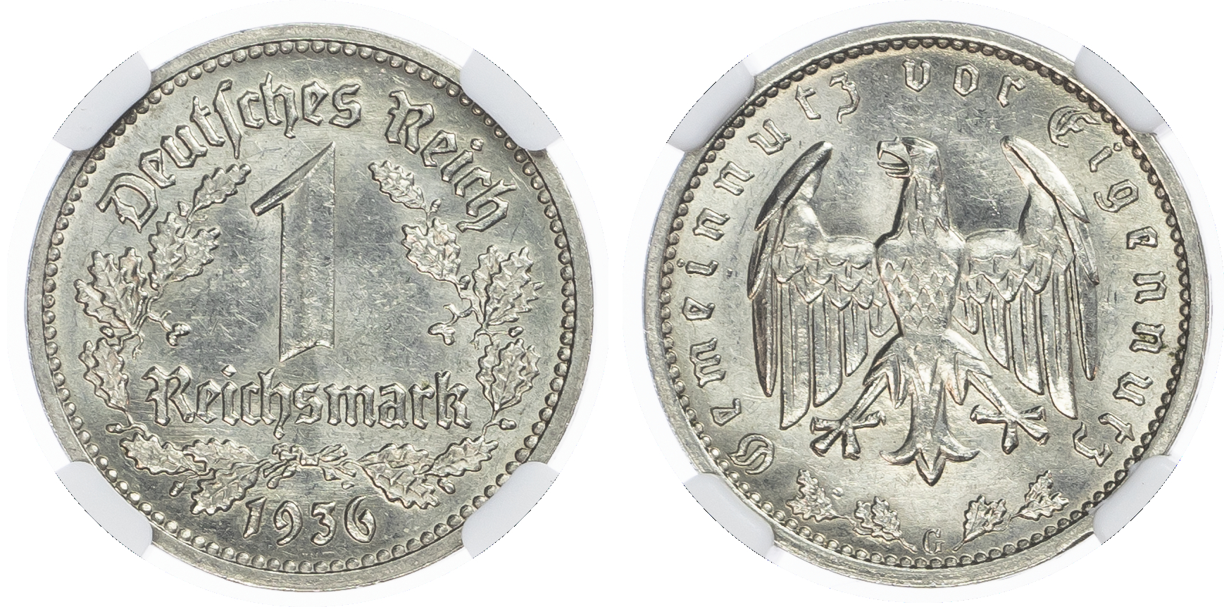 Germany. Third Reich Ni 1 Mark. 1936G. 