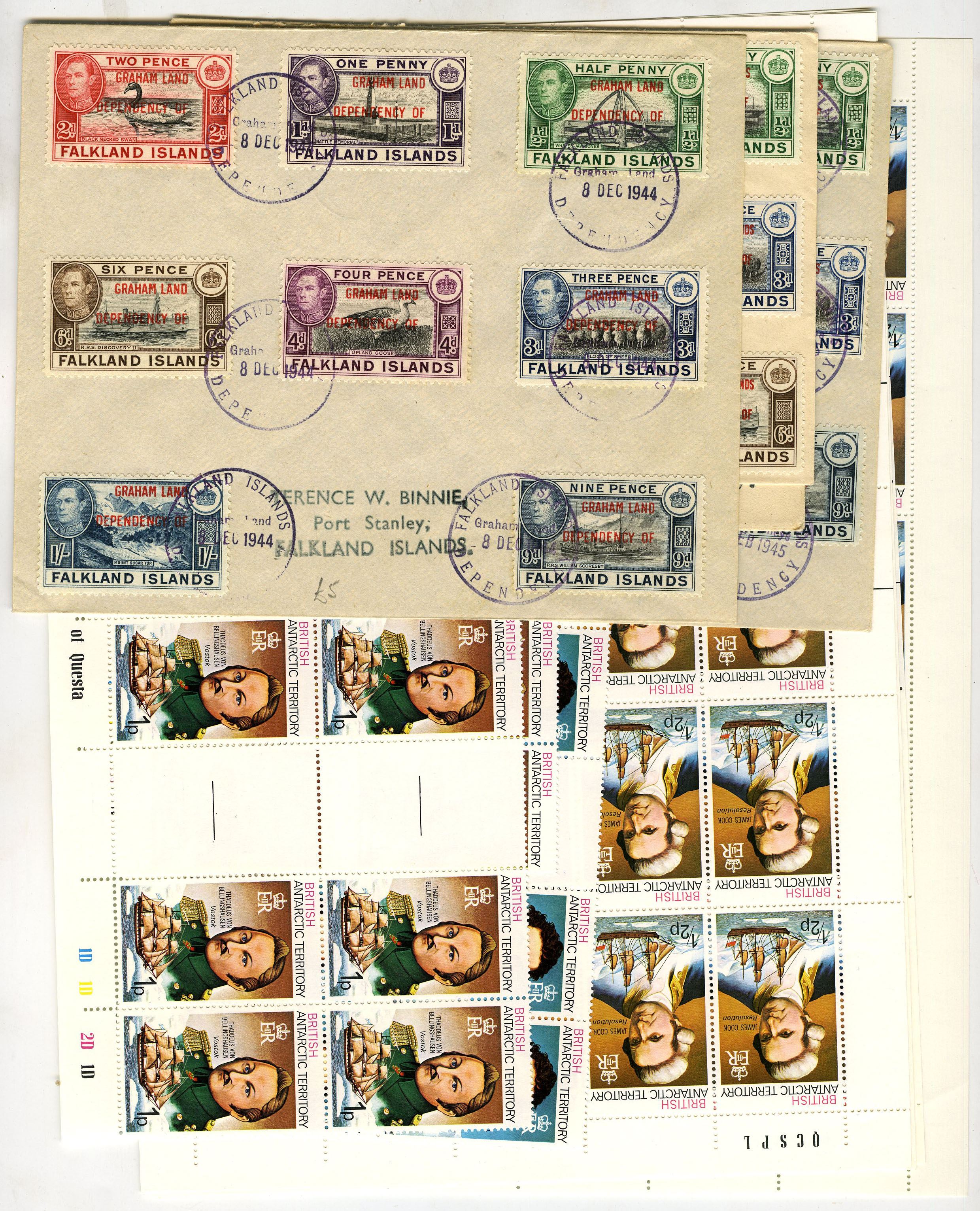 F.I.D., South Georgia and B.A.T. (hundreds)...