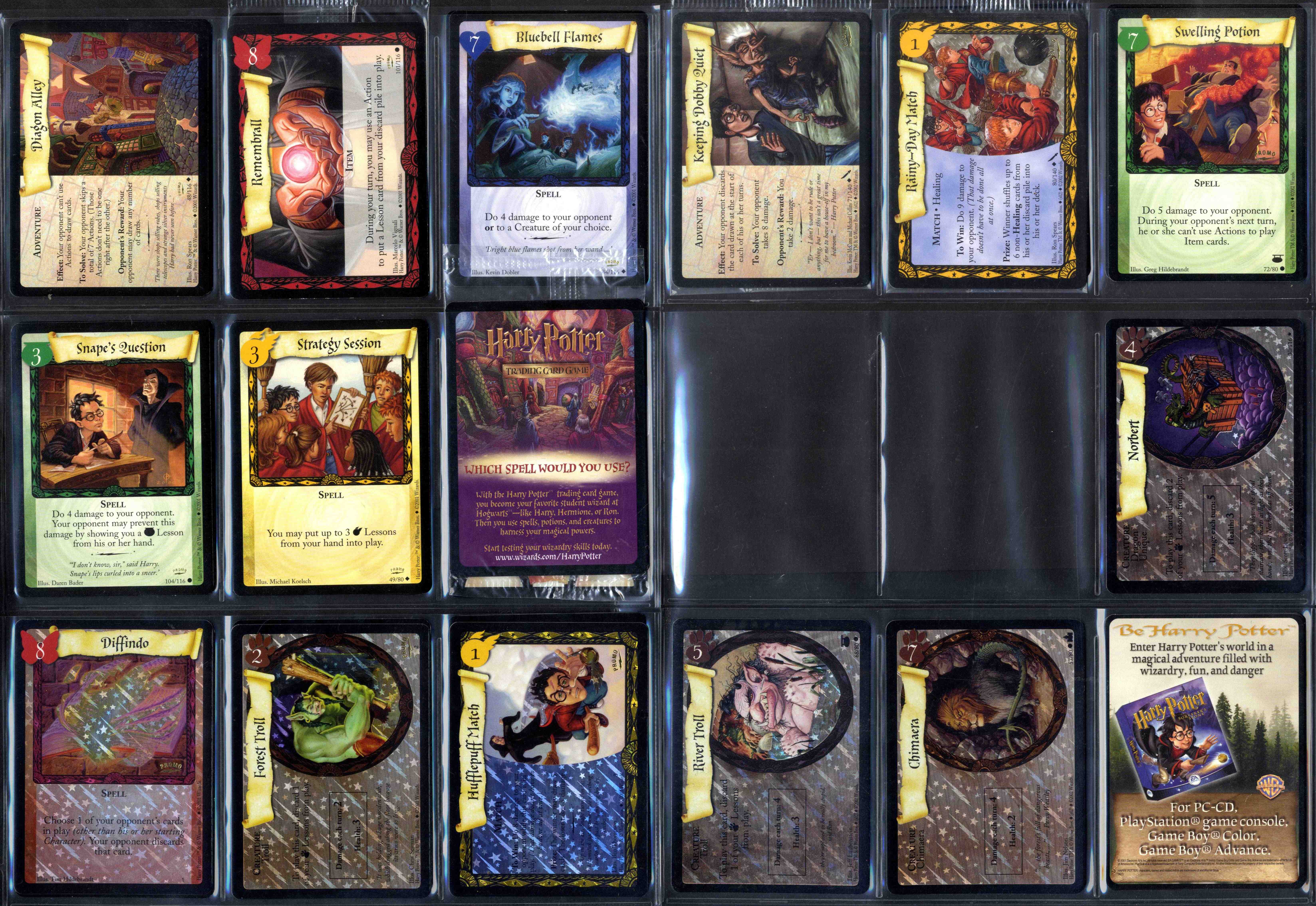 Harry Potter TCG - Promo Card Collection 24 Cards