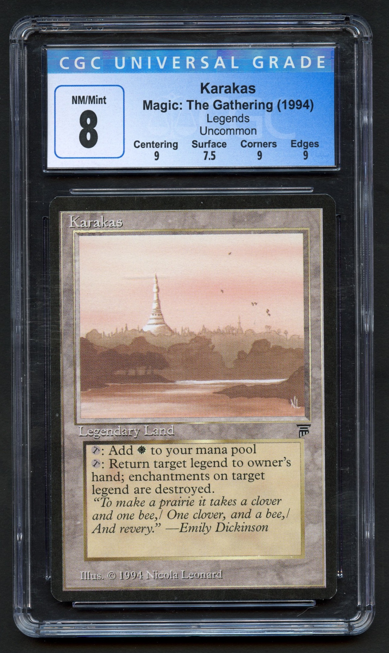 CGC 8 Karakas - Legends 1994