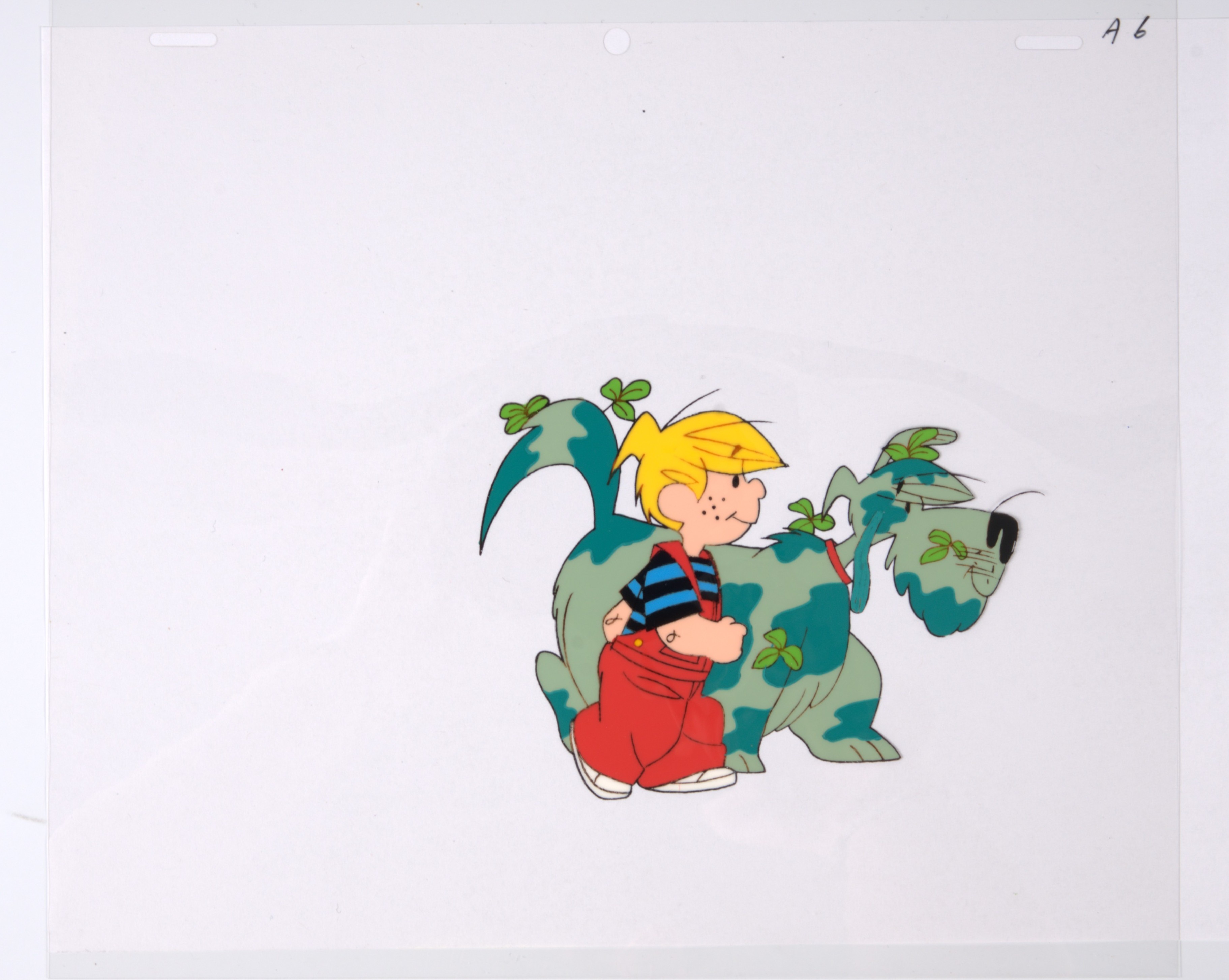 Dennis The Menace Original Dennis and Ruff Production Cel It's A Ruff Life (DIC, 1986-1988)