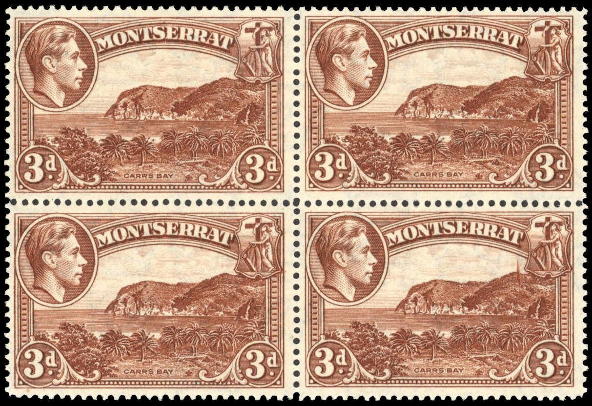 Montserrat SG 106ac block mint
