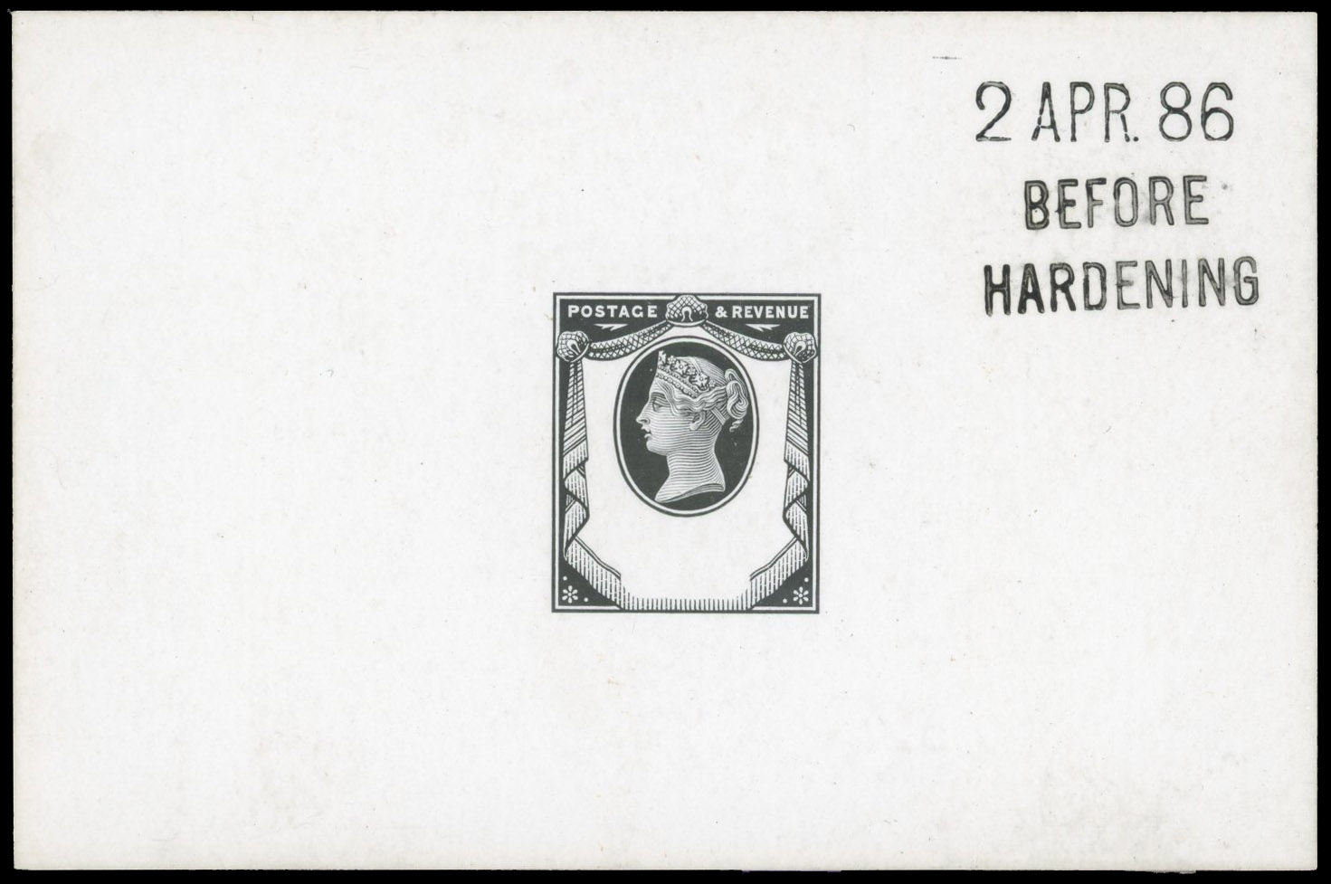 GB SG 198 1886 1½d Jubilee Head Plate Die Proof