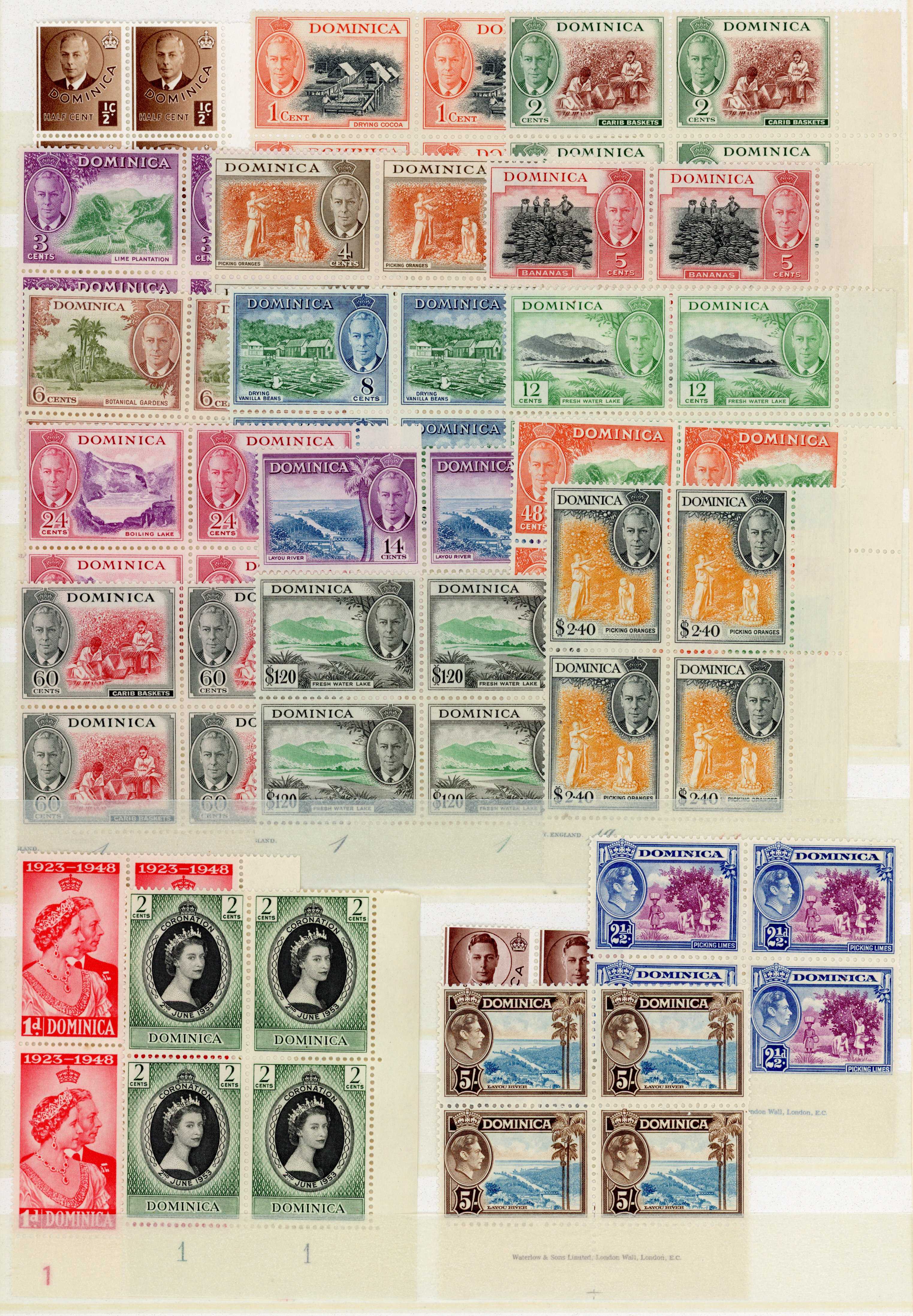 Dominica blocks group mint