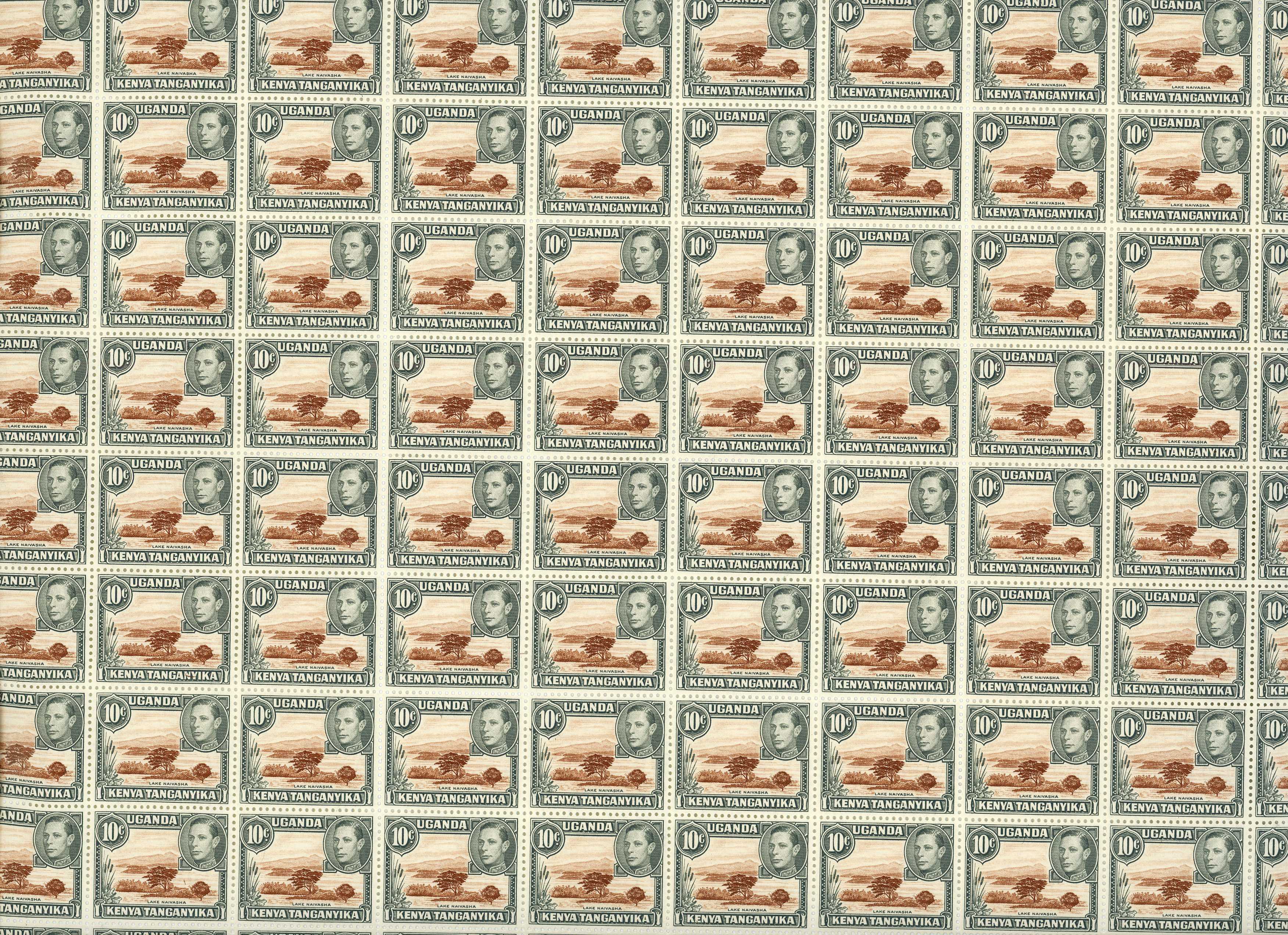KUT SG 136 sheet mint