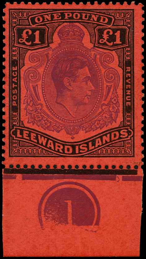 Leeward Islands SG 114ca mint