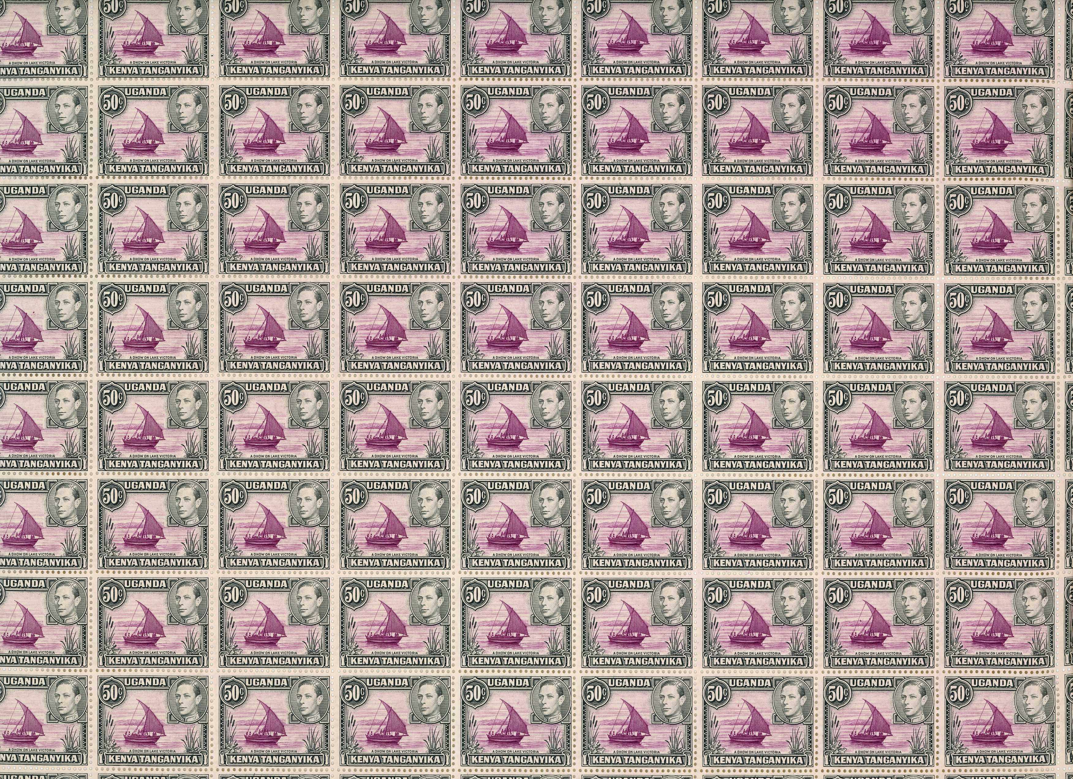 KUT SG 144, a sheet mint