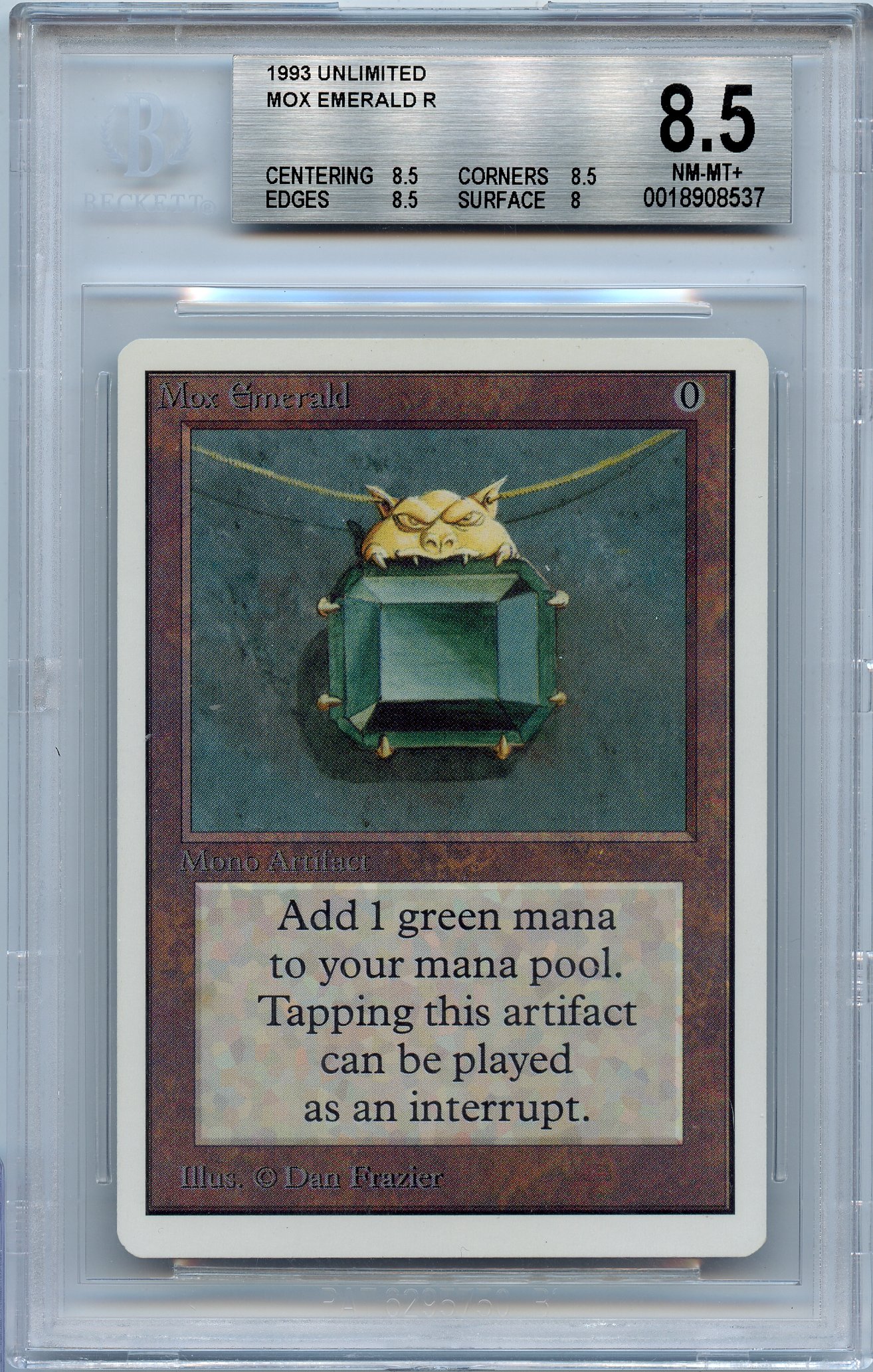 BGS 8.5 Mox Emerald - Unlimited Power Nine