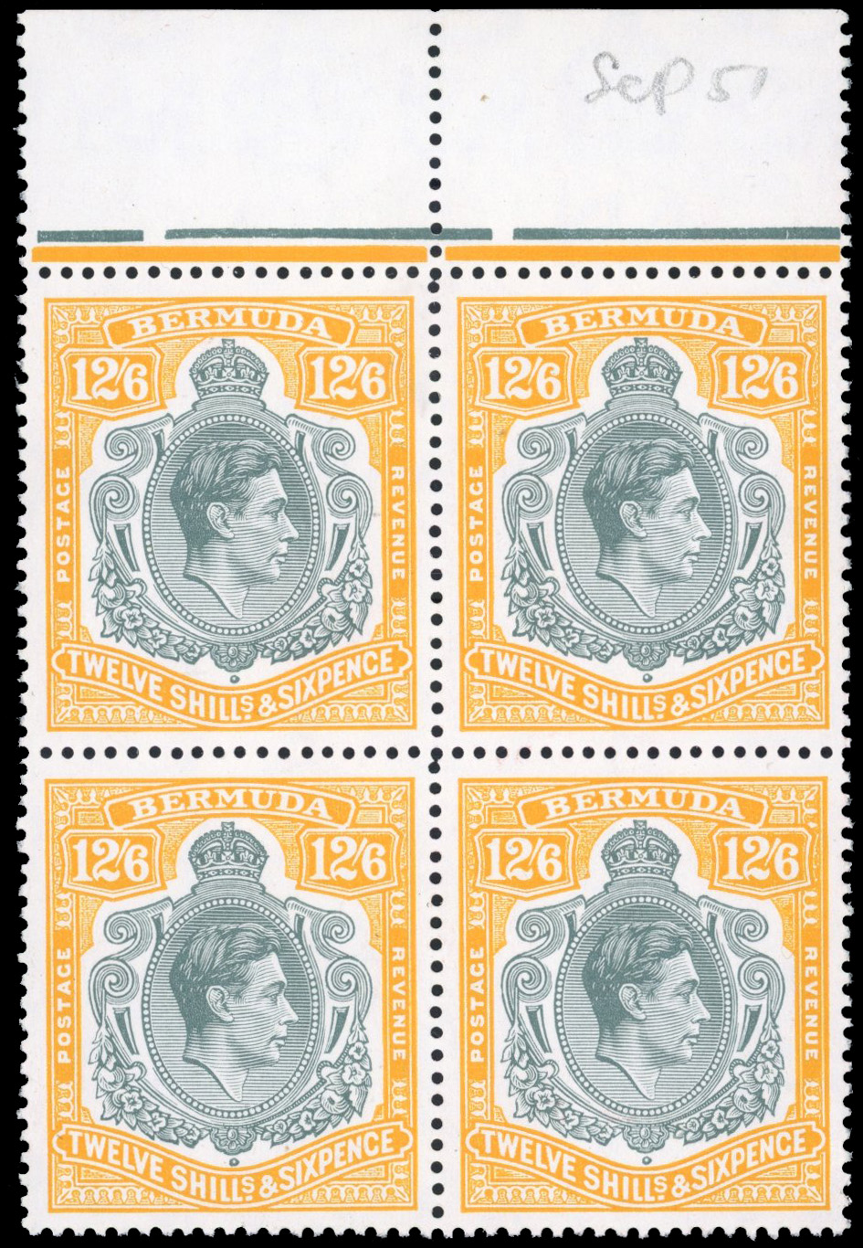 Bermuda SG 120e block mint