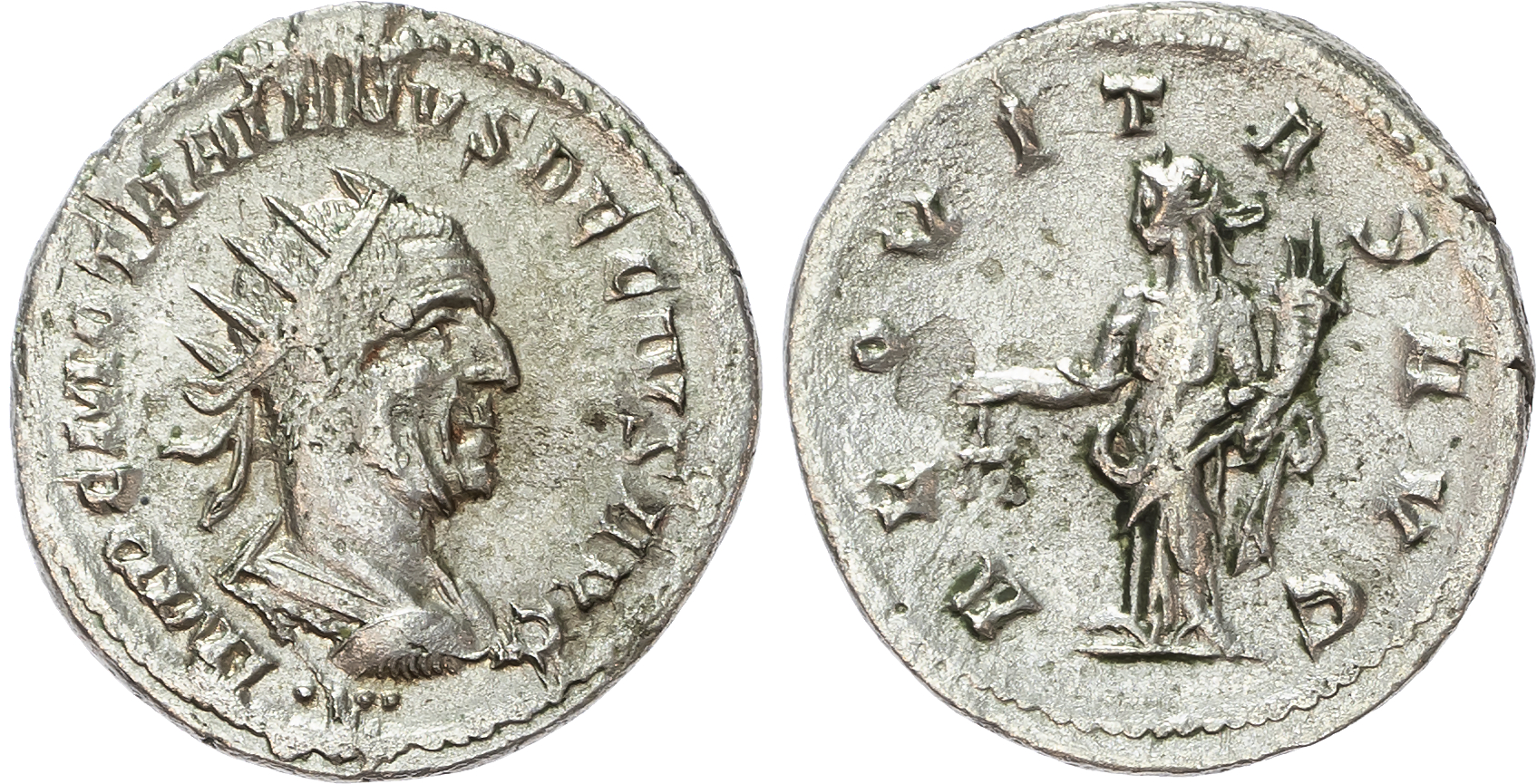 Trajan Decius (AD 259-261) AR Antoninianus, Antioch, 3.94g. 