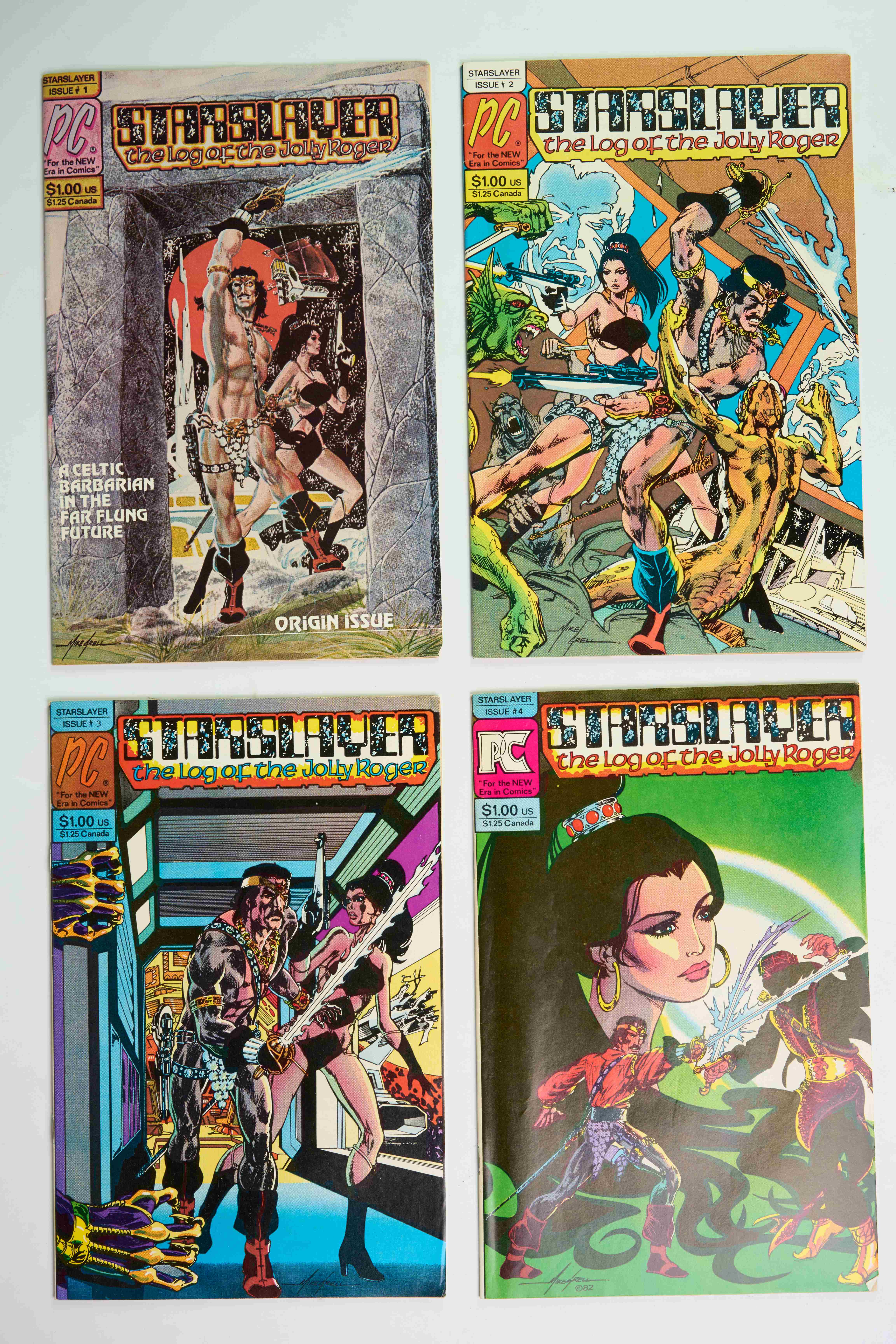 Starslayer: The Log of the Jolly Roger (Pacific/First Comics, 1982-1985) Bundle of 34 issues