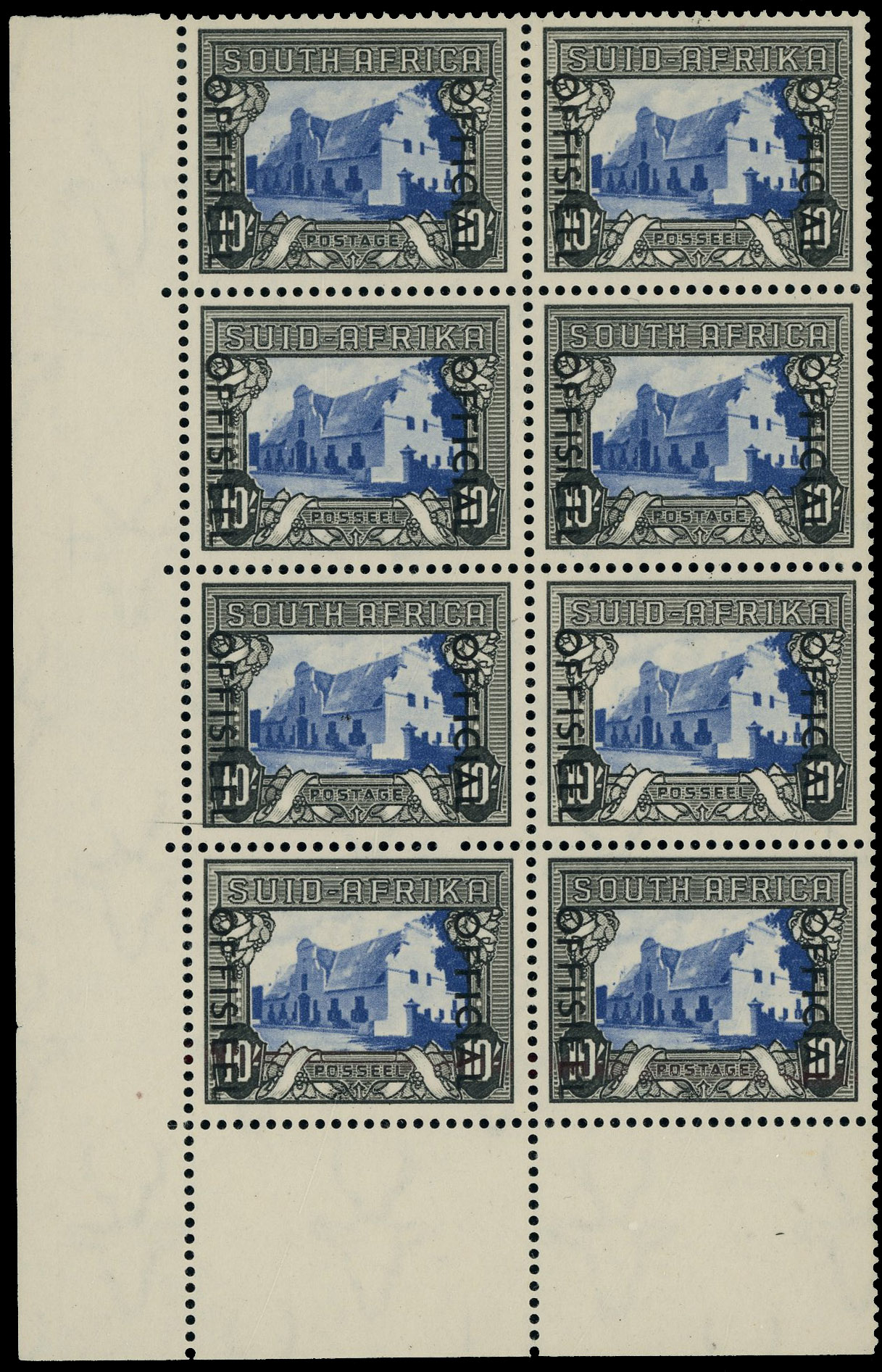 South Africa SG O51 block mint
