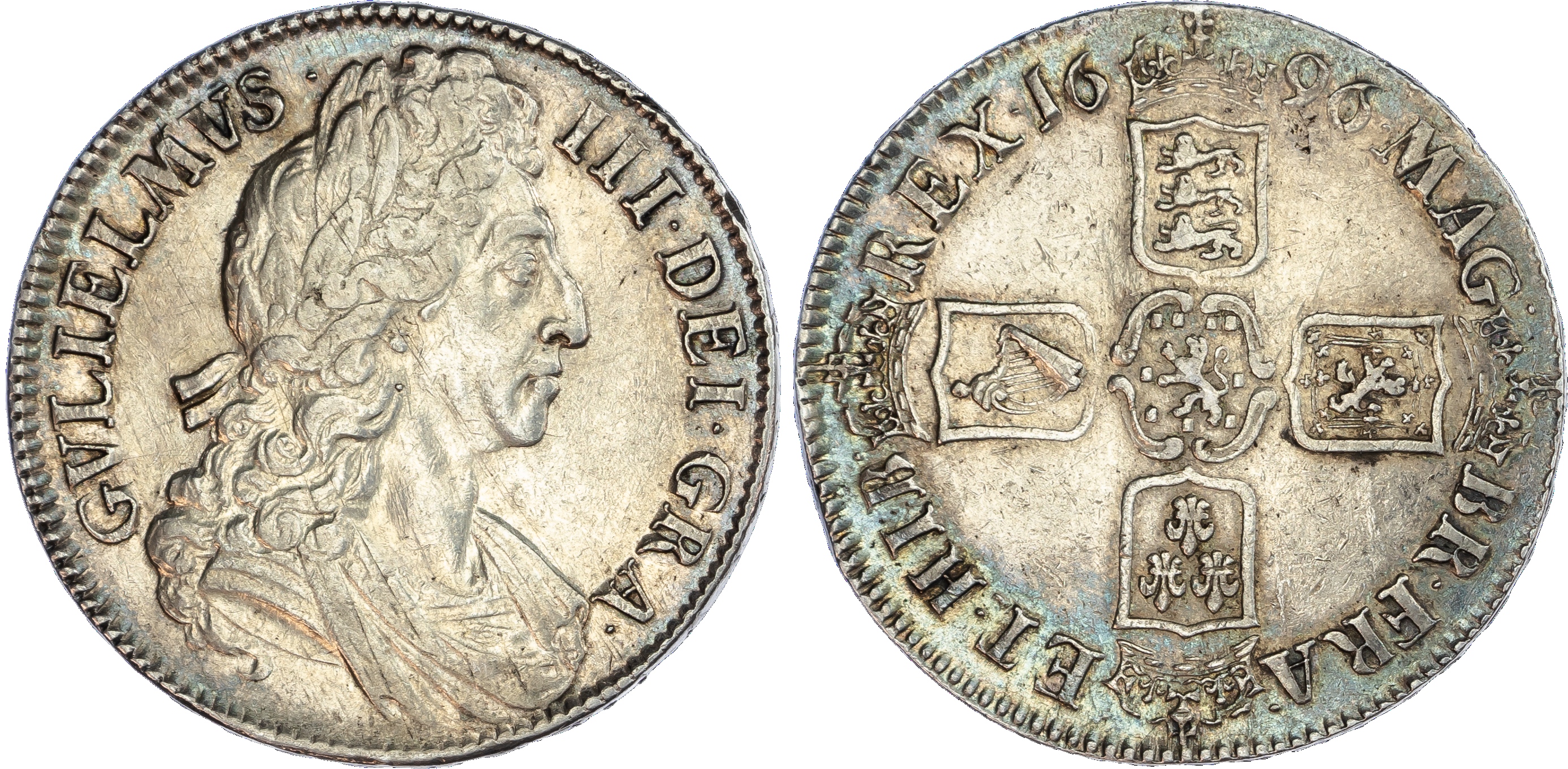 William III (1694‑1702), Crown, 1696.