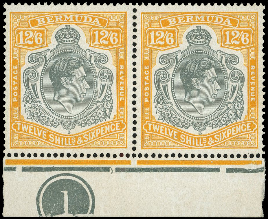 Bermuda SG 120d Plate pair mint