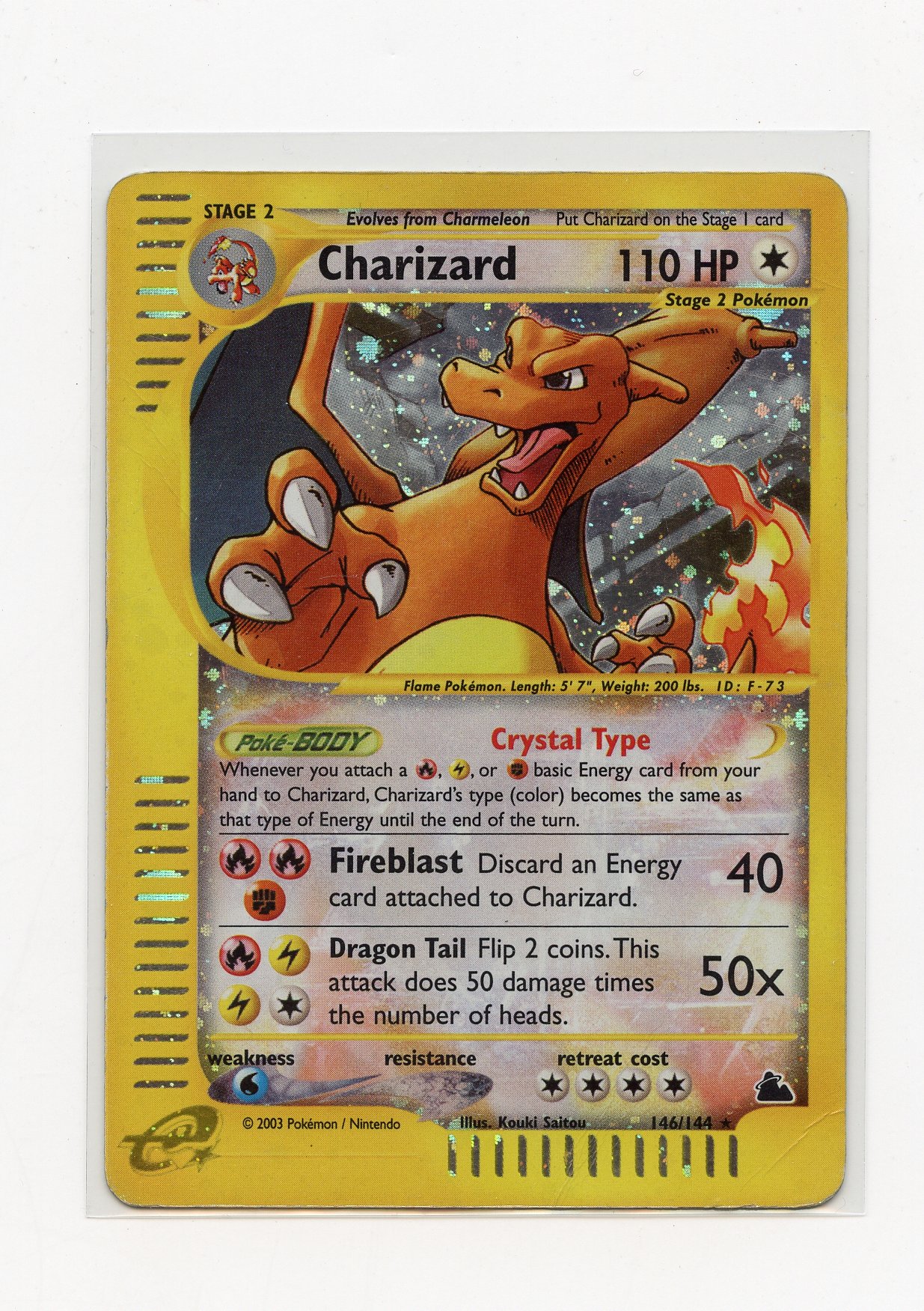'Crystal' Charizard #146 Holo Skyridge - (HP)