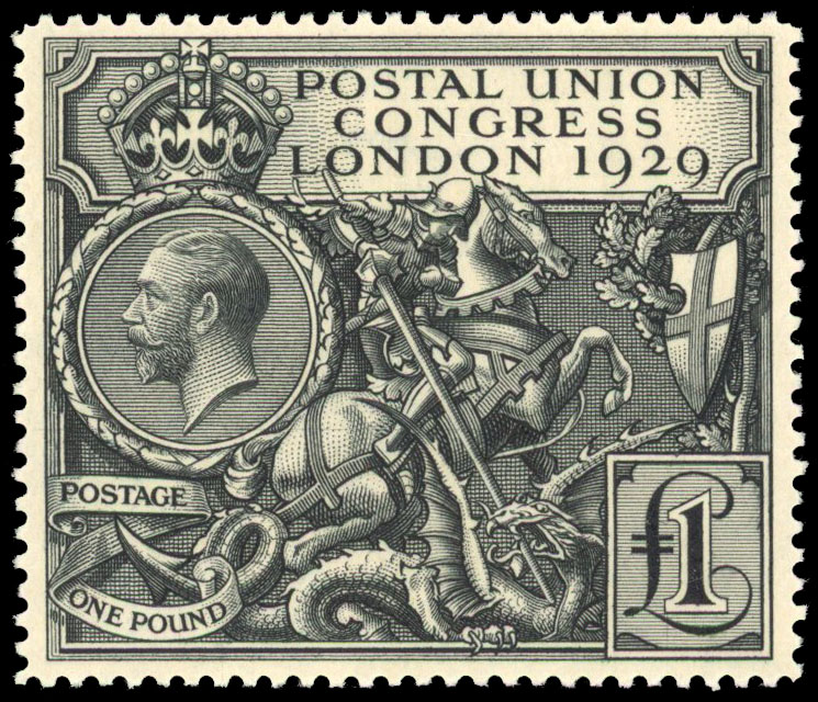 Great Britain 1929 PUC £1 SG 438 
