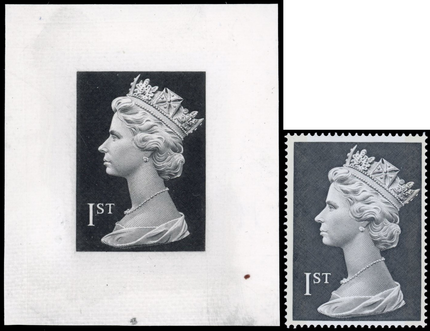 GB SG 2078 1999 1st grey-black engraved die proof