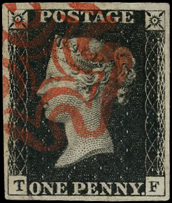 Great Britain SG 2 Plate 6 TF