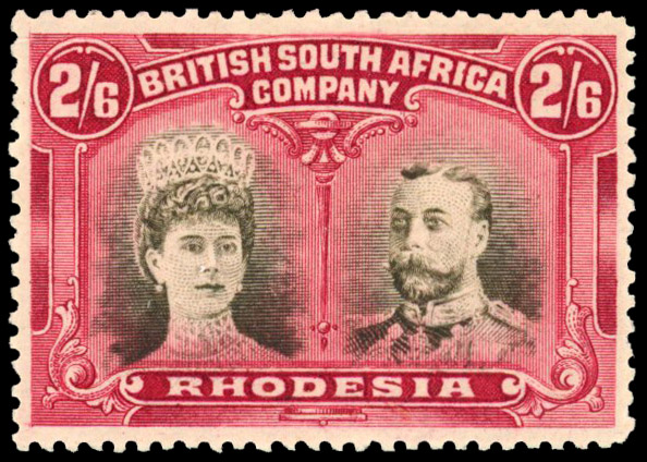 SG 156 2s6d sepia and deep crimson, #7 mint