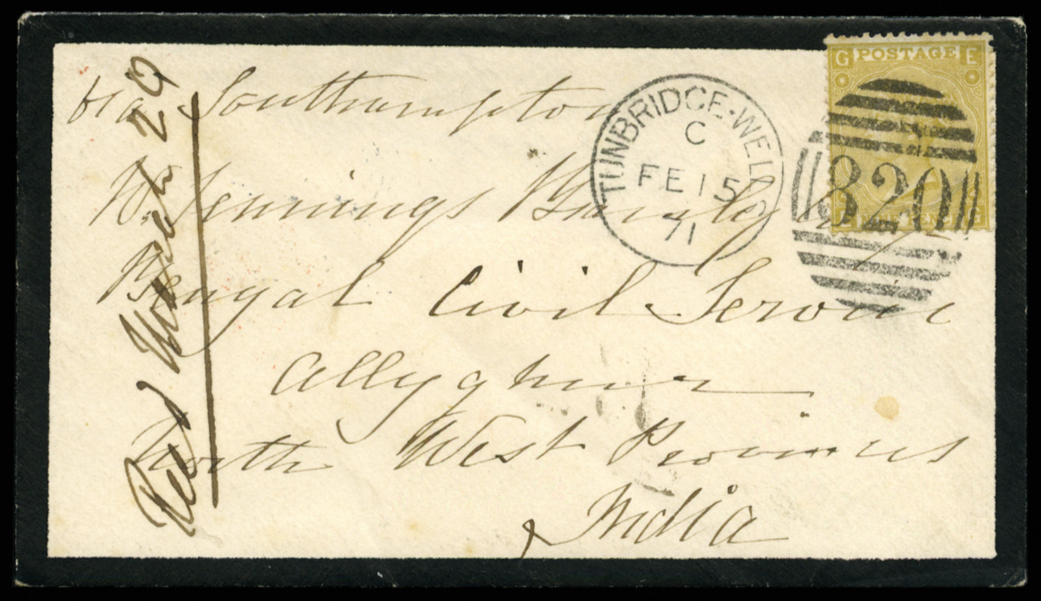 GB 1871  SG110 Pl.4 Cover