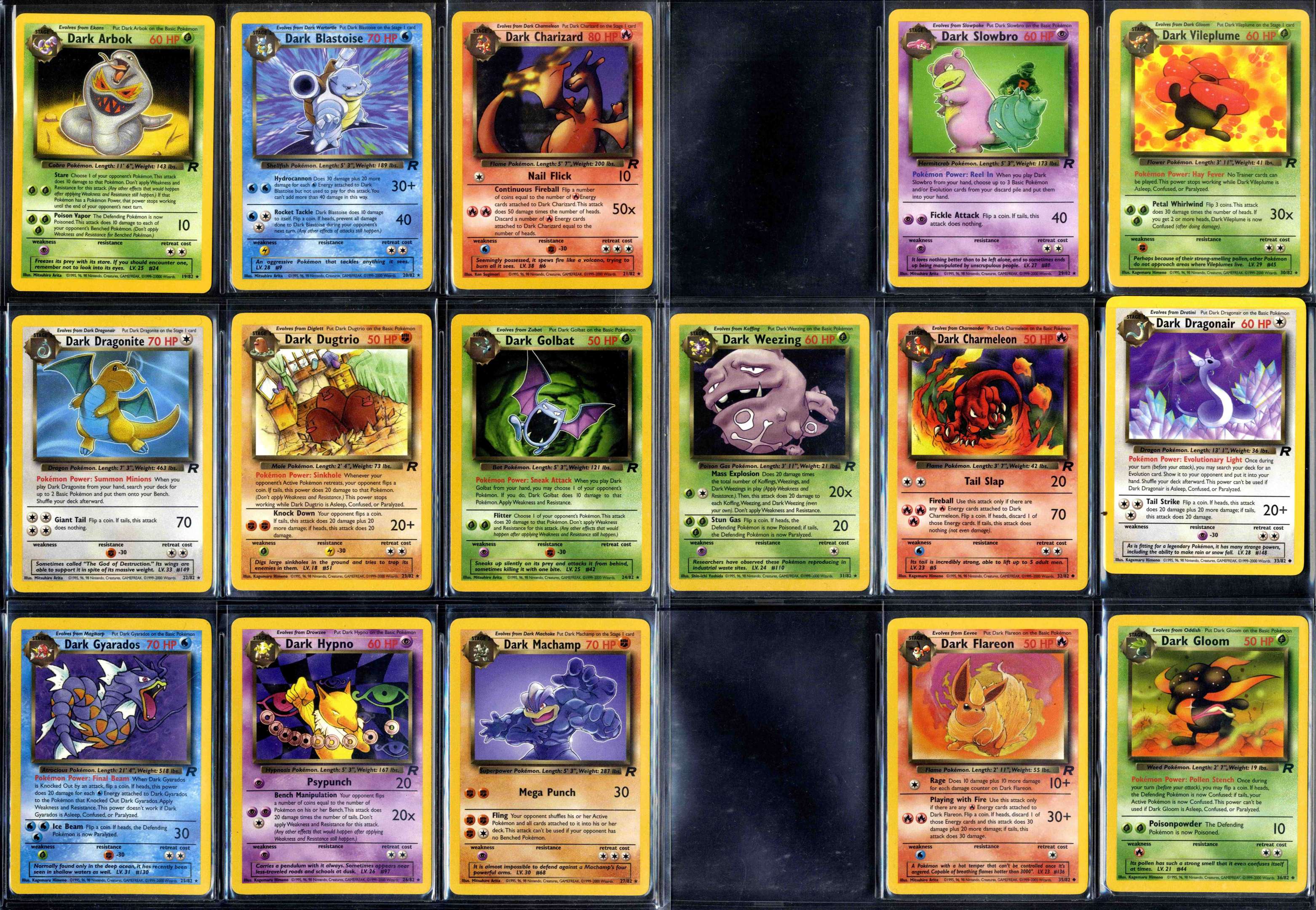 pokemon card rocket set Team Rocket Complete Set (83/82) 2000| TradingCardSets.Com