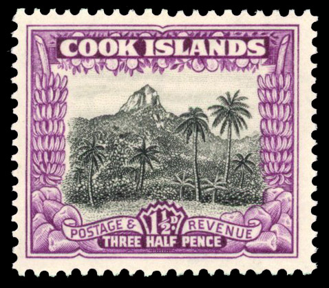 Cook Islands SG 130 var unused