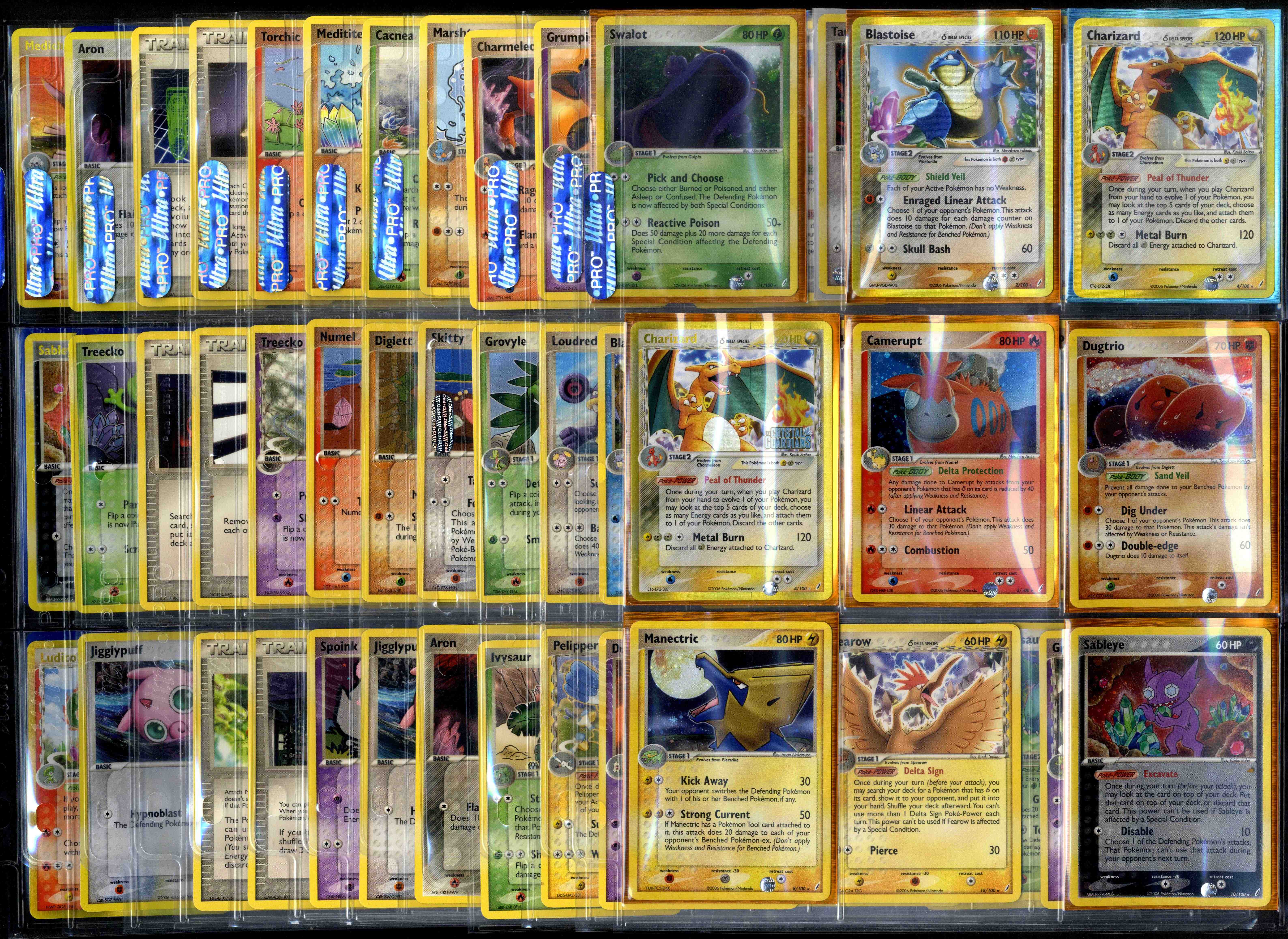 Pokémon TCG - EX Crystal Guardian Partially Complete Set 