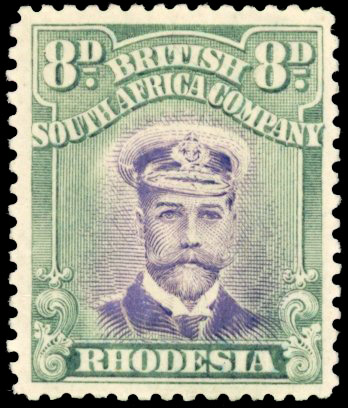 Rhodesia 8d SG 230 intermediate BILCO mint
