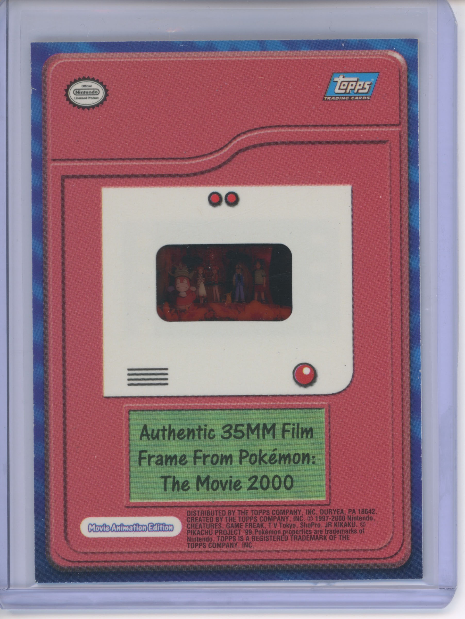 Pokémon Topps - Authentic Film Cell - Pokémon The Movie 2000