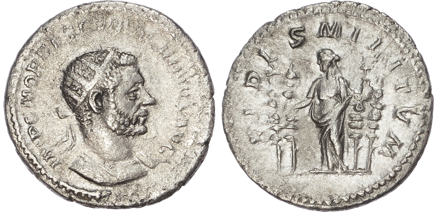 Macrinus (AD 217-218) AR Antoninianus, Rome, 4.07g.