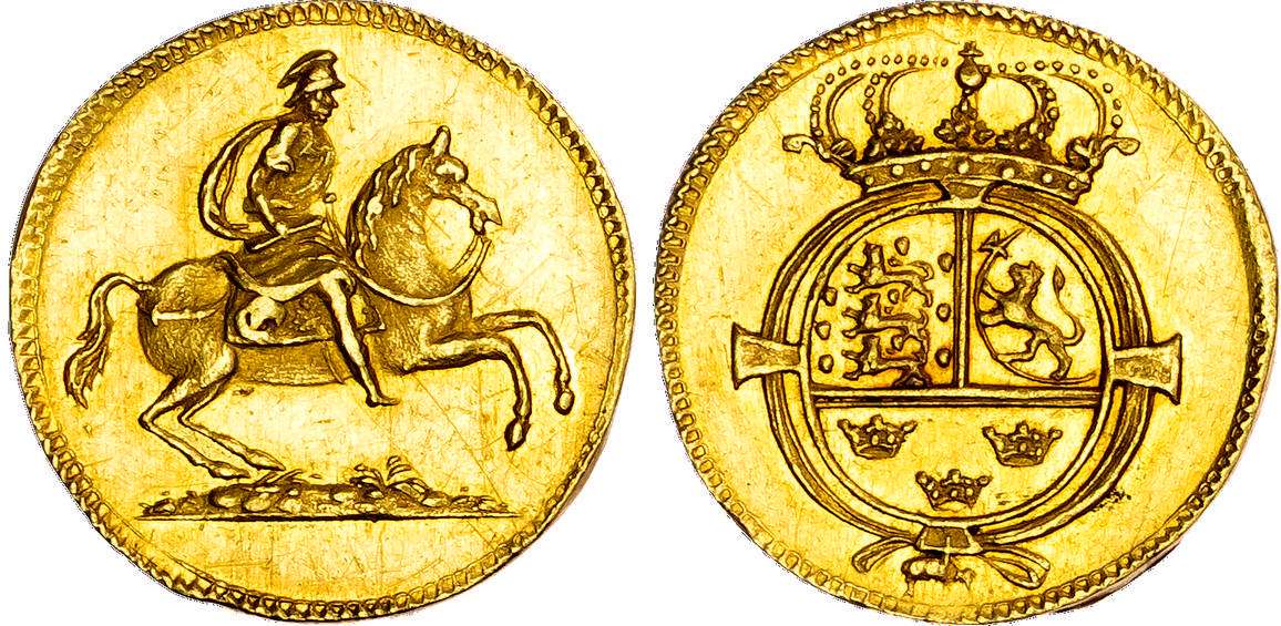 Upcoming auction: Denmark, Christian V (1670-1699), gold Ducat