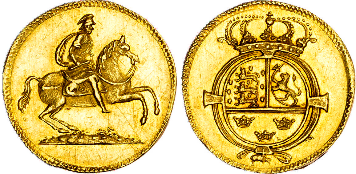 Denmark, Christian V (1670-1699), gold Ducat - very rare