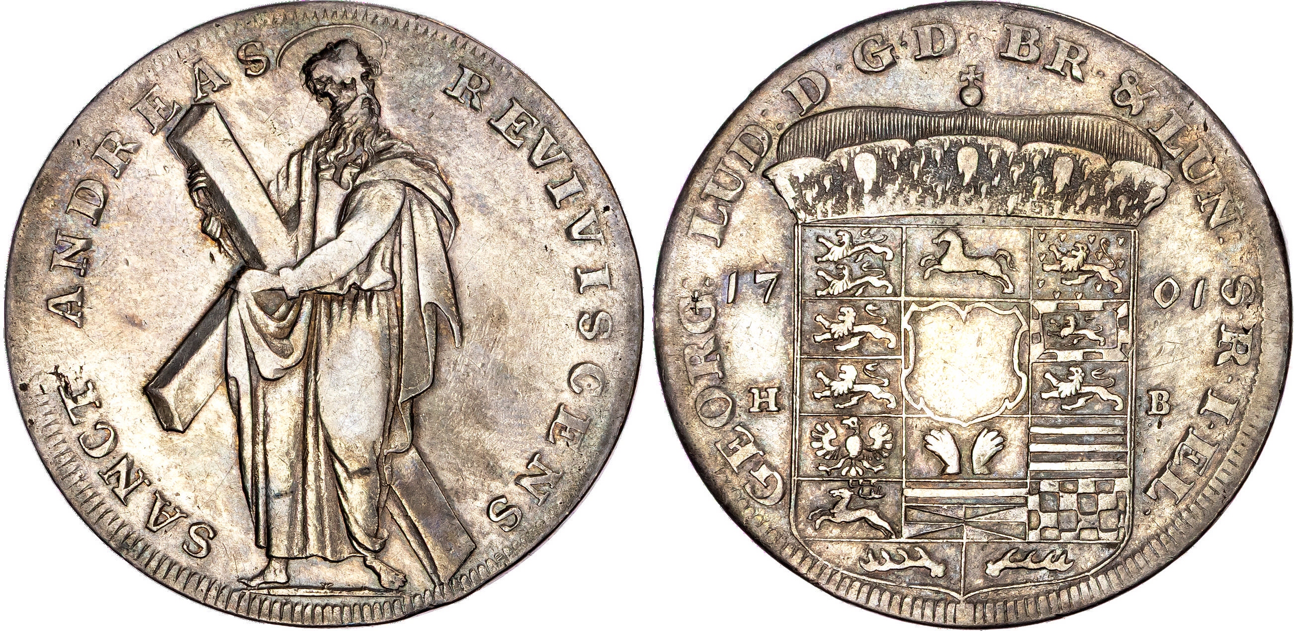 Germany, Brunswick-Lüneburg-Calenberg-Hannover,, Georg I Ludwig (1698-1727), silver Taler