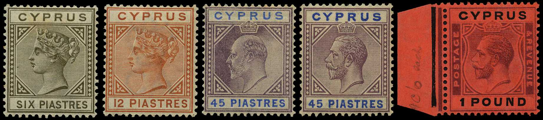 Mainly mint in black springback album...