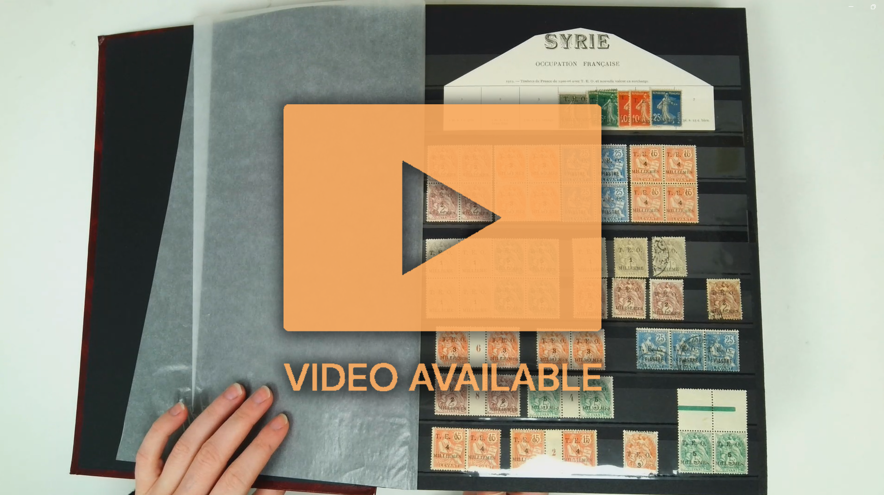 Syria unused and used collection to 1960s