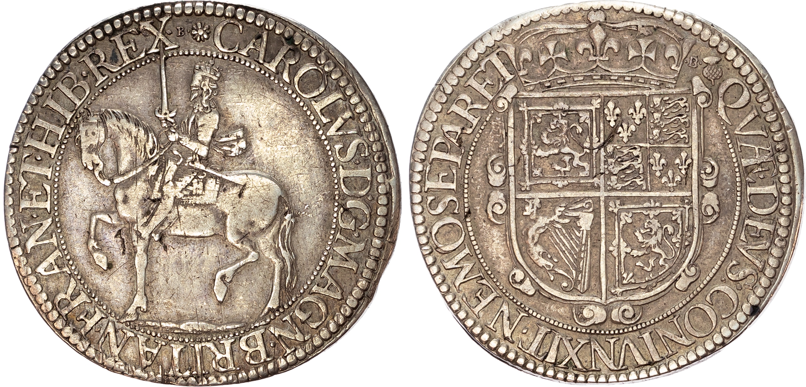 Scotland, Charles I (1625-1649) Thirty Shillings, third coinage (1637-1642), Briot’s issue. 