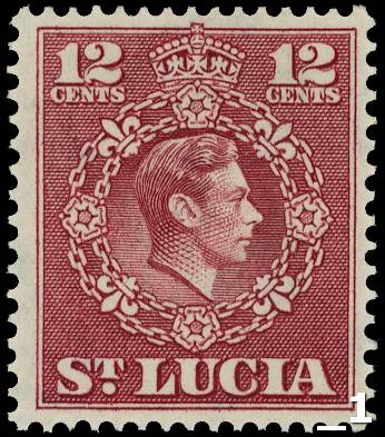 St Lucia SG 153a mint